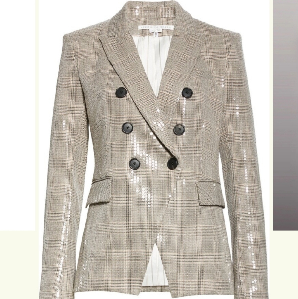 Veronica Beard Miller Sequined Dickey Blazer